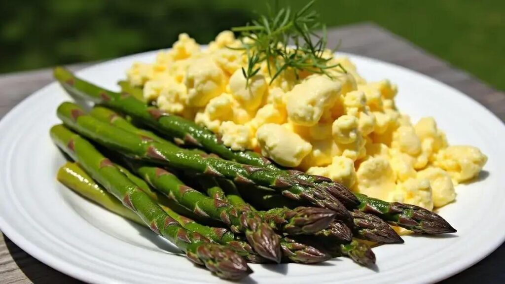 How to Prepare Grilled Asparagus and Egg Salad Easily