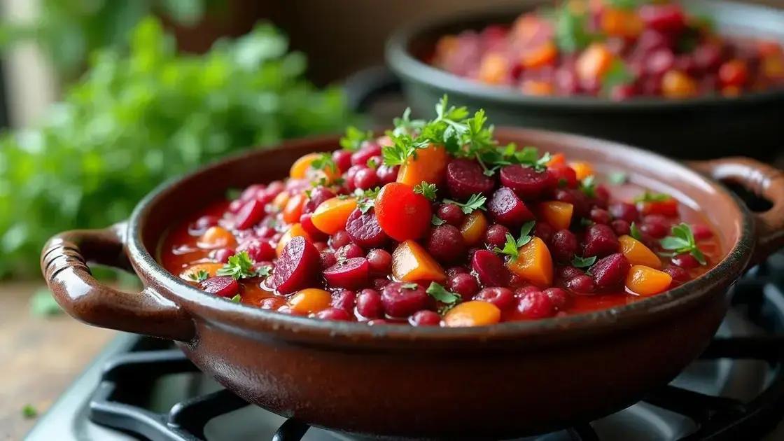 How to Prepare Lentil and Beet Stew