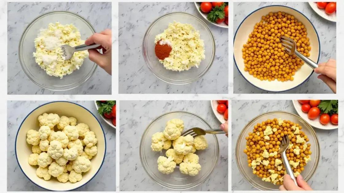 How to Prepare Roasted Cauliflower and Chickpeas