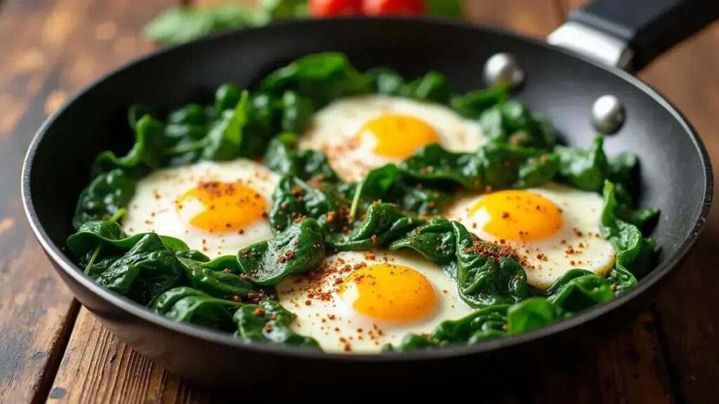 How to Prepare Spinach and Egg Stir-Fry for Testosterone Boost