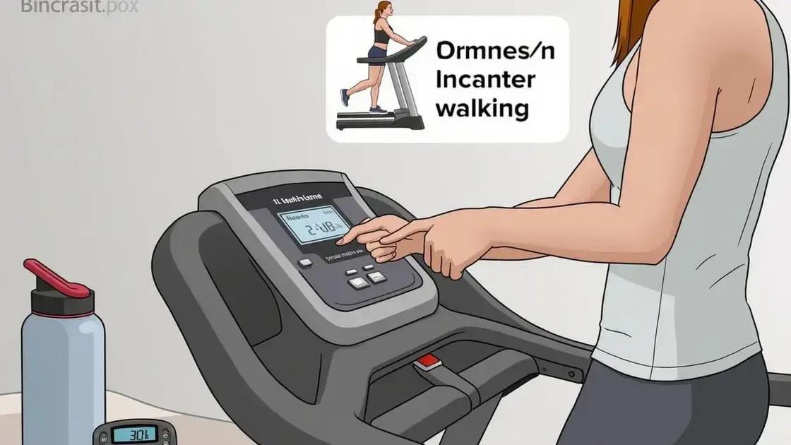 How to Start Incline Walking