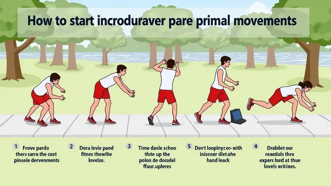 How to Start Incorporating Primal Movements