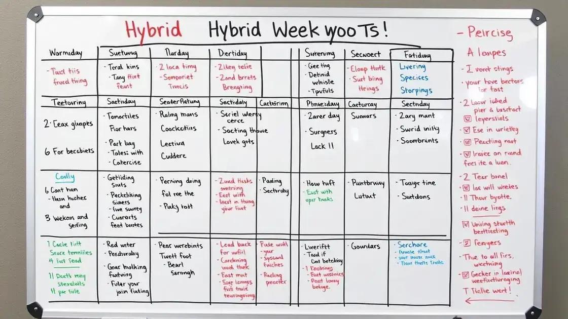 How to Structure Your Hybrid Plan