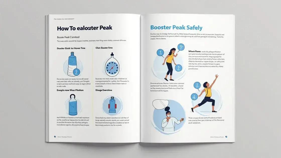 How to Use Booster Peak Safely