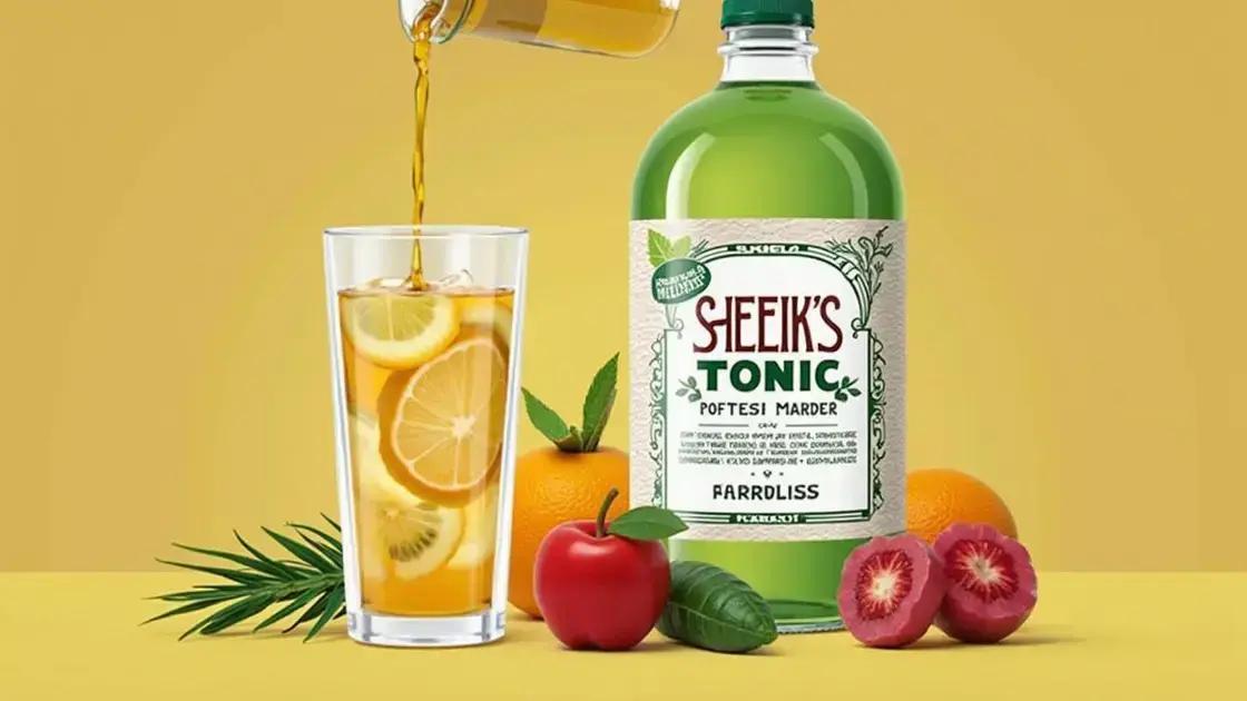 How to Use Sheik’s Tonic for Maximum Effect