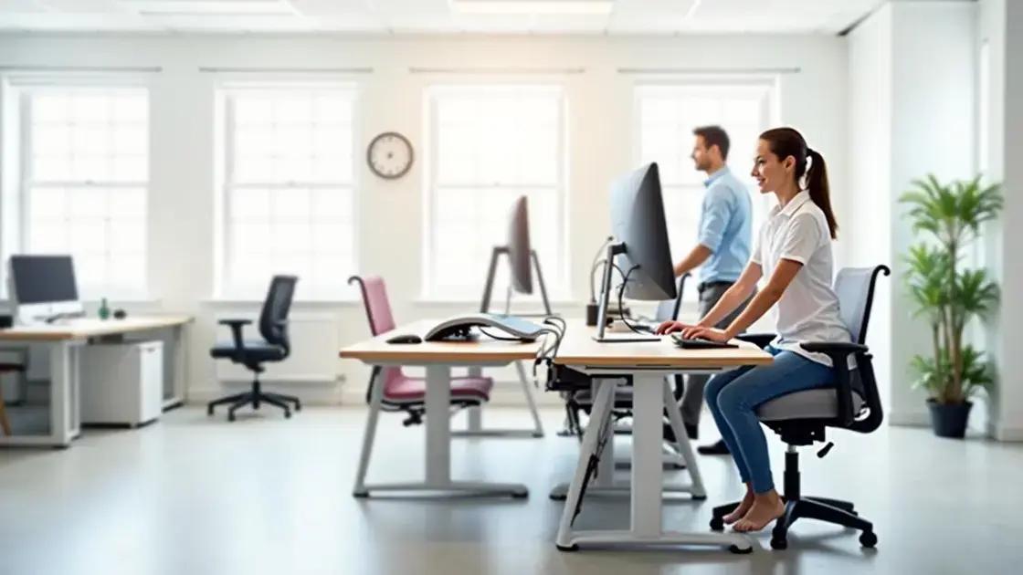 Improving Posture with a Standing Desk