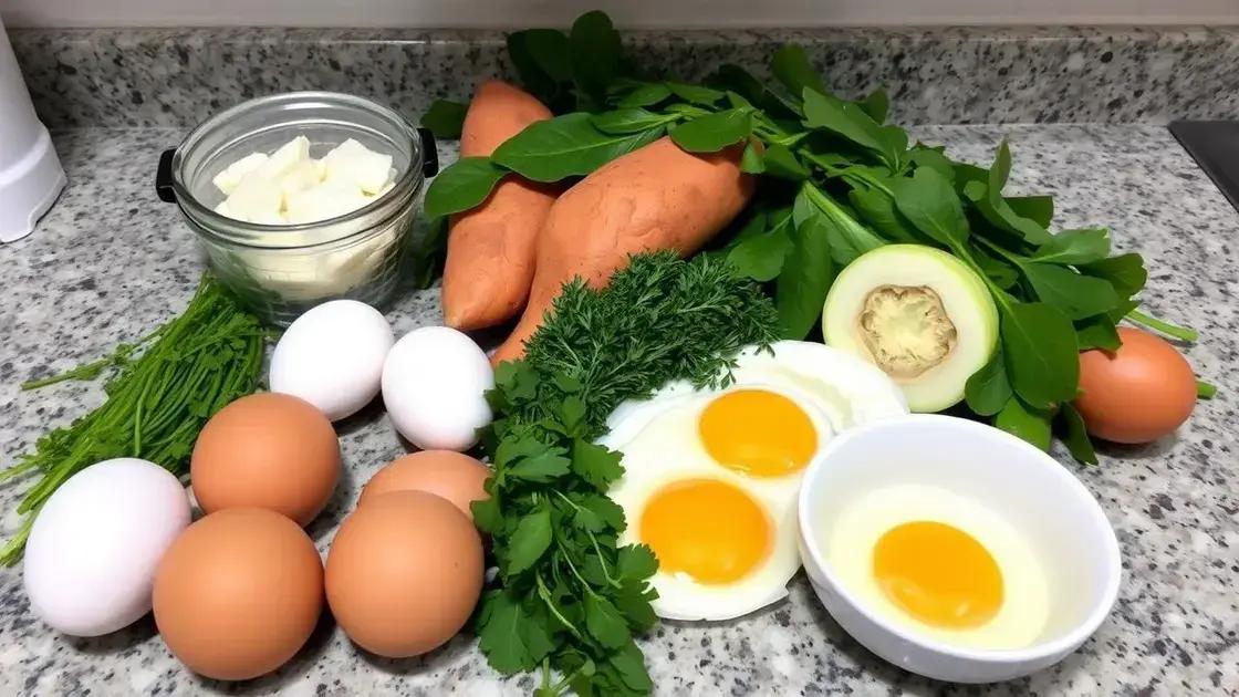 Ingredients for a High-Protein Breakfast Bowl