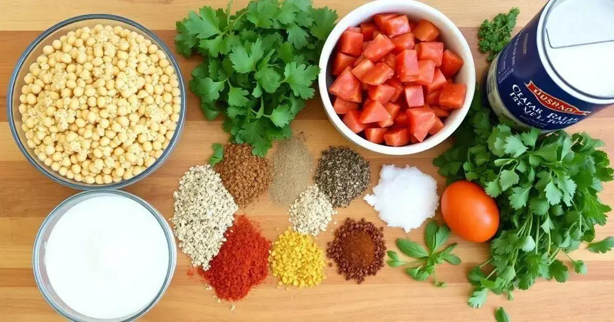 Ingredients for Chickpea and Quinoa Curry