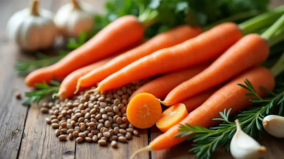 Ingredients for Roasted Carrot and Lentil Soup