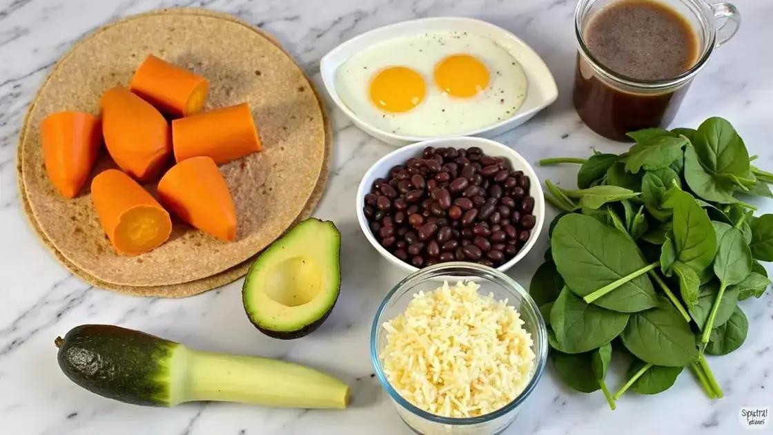 Ingredients for the Perfect Breakfast Wrap