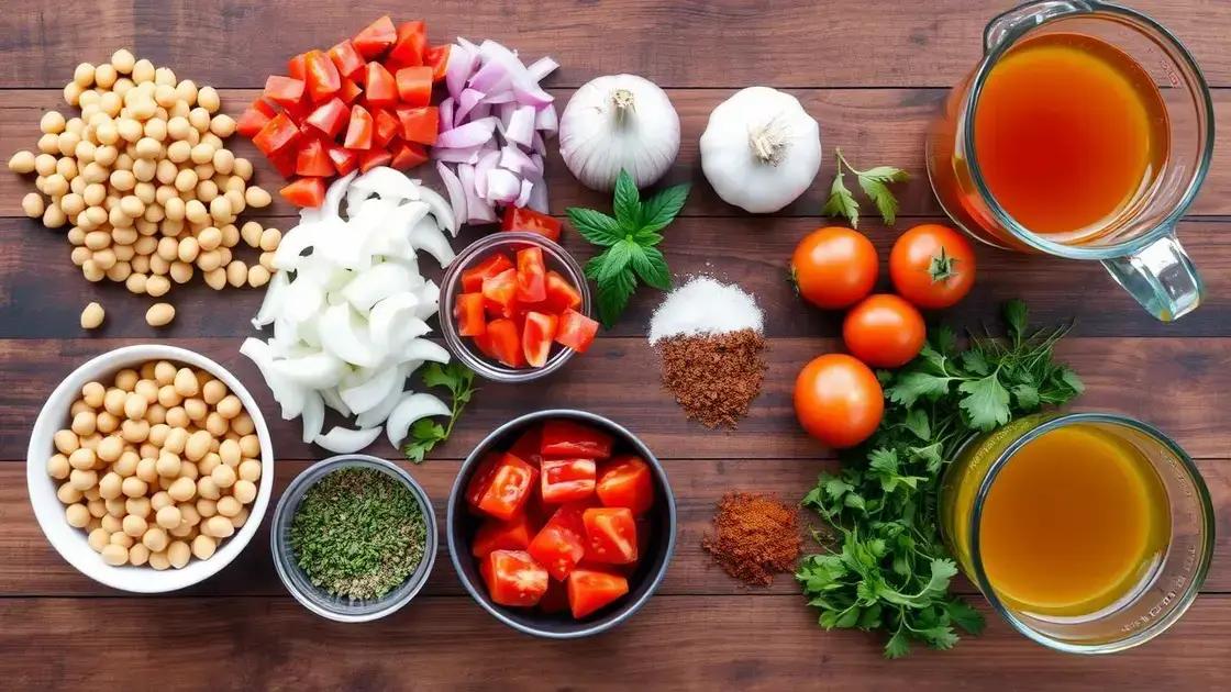 Ingredients Milestones in the Recipe