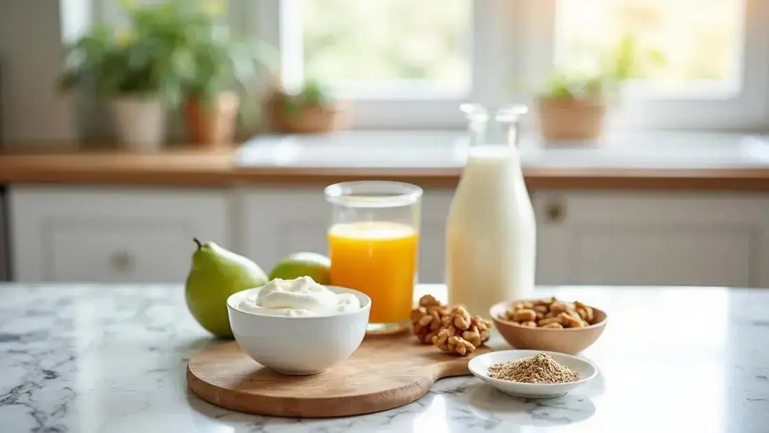 Ingredients Needed for a Nutritious Boost