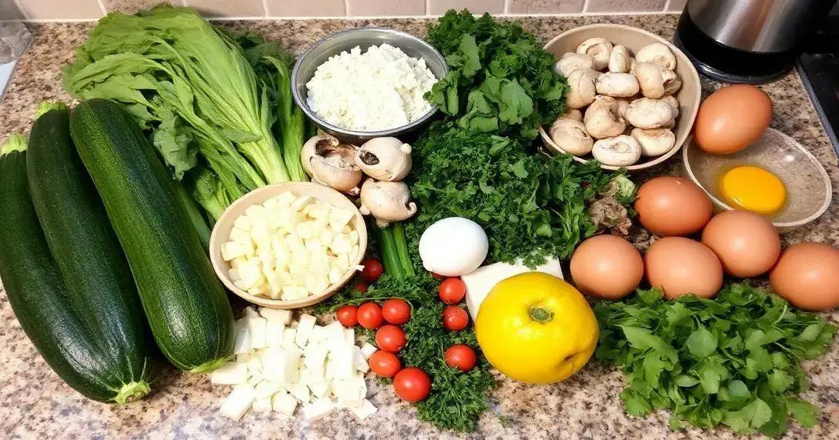Ingredients Needed for a Protein-Packed Frittata