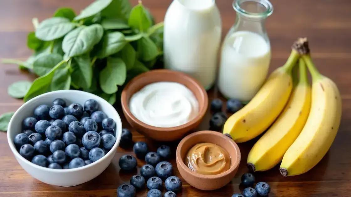 Ingredients Needed for a Smoothie Bowl