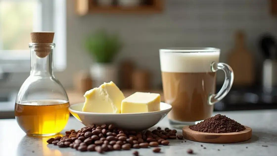 Ingredients Needed for Perfect Bulletproof Coffee