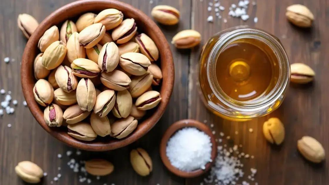 Ingredients Needed for Pistachio and Honey Snacks