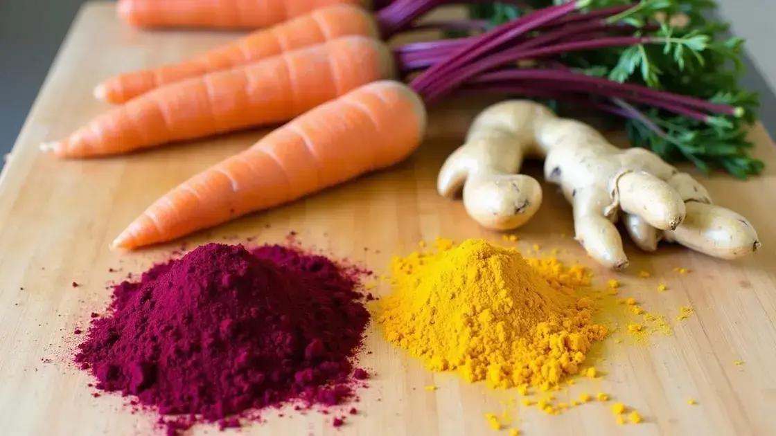 Ingredients Needed for Roasted Beet and Carrot Soup