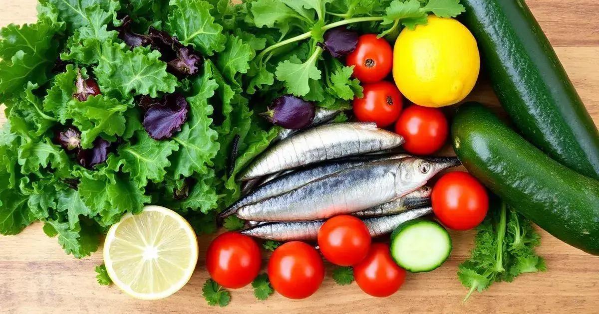 Ingredients Needed for Sardine and Kale Salad