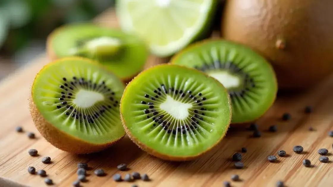 Ingredients Overview: Kiwi, Lime, and Chia Seeds