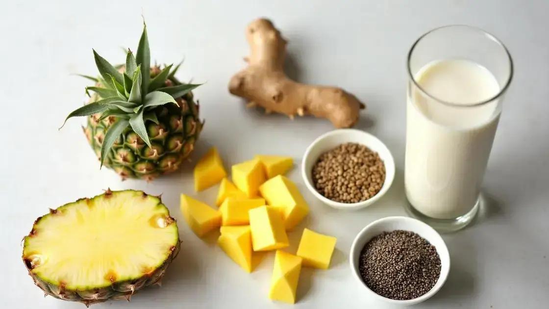 Ingredients You Need for a Pineapple Smoothie