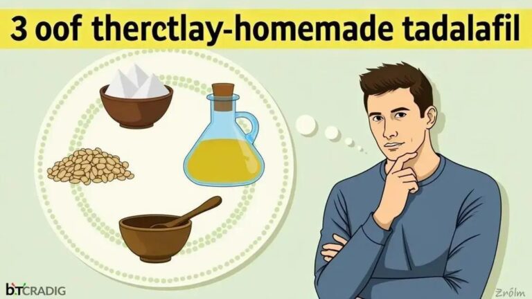 Is Homemade Tadalafil Effective for Erectile Dysfunction?