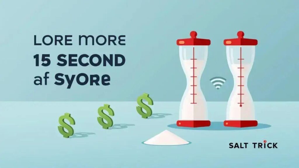 Is the 15 Second Salt Trick a Cost-Effective Solution?