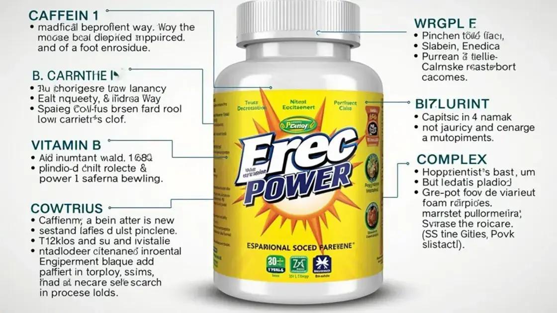Key Ingredients in Erec Power