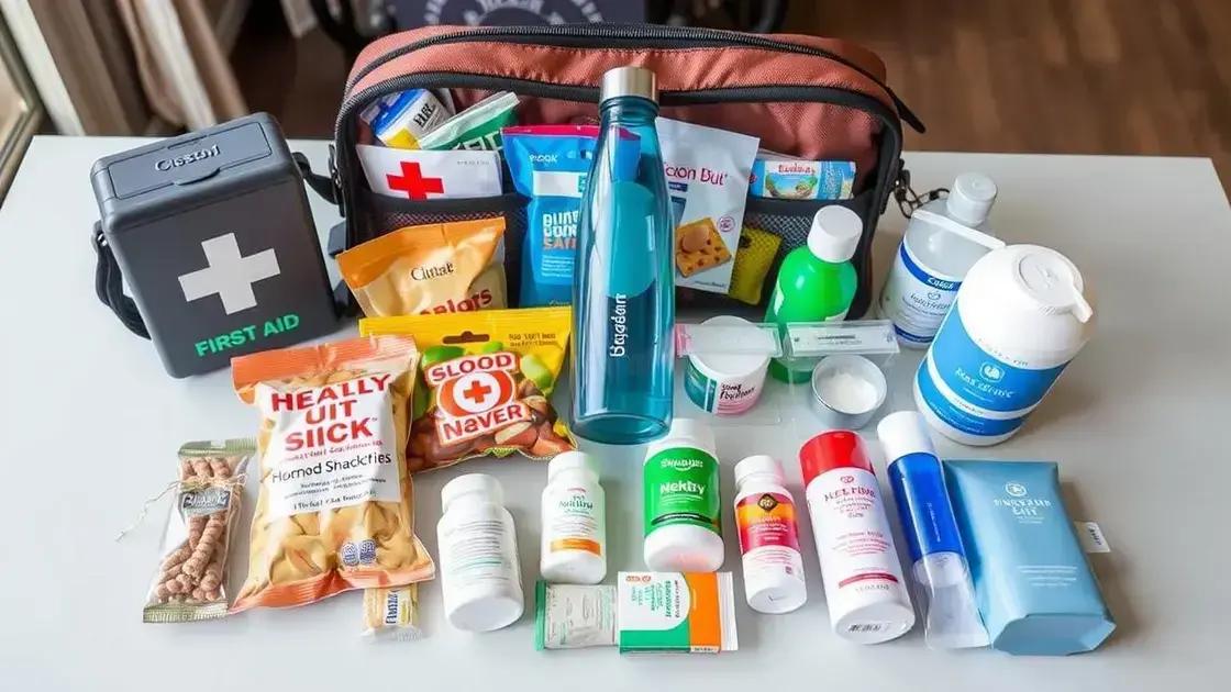 Key Items to Include in Your Travel Kit