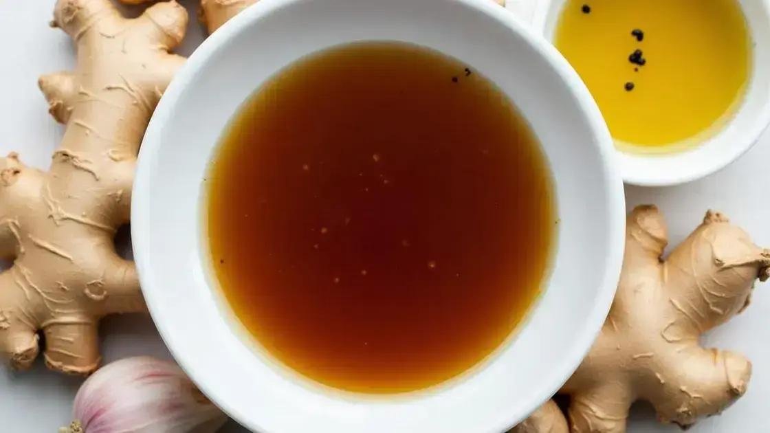 Making Delicious Ginger Soy Sauce