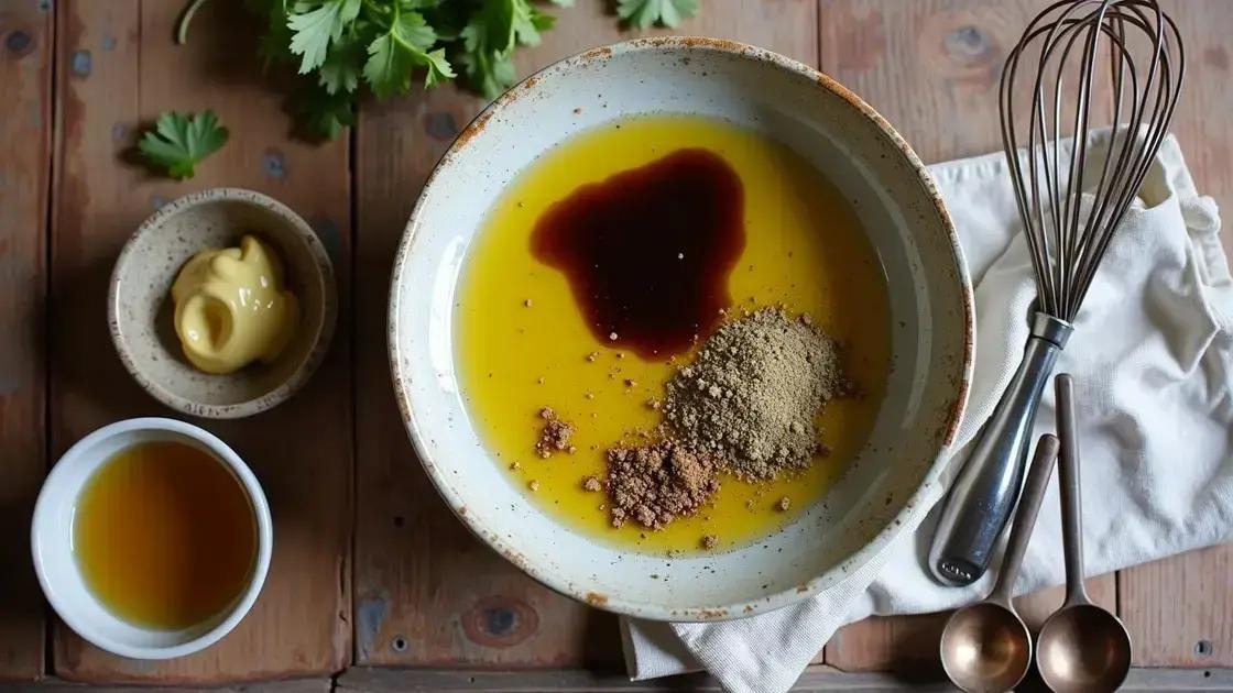 Making the Dressing