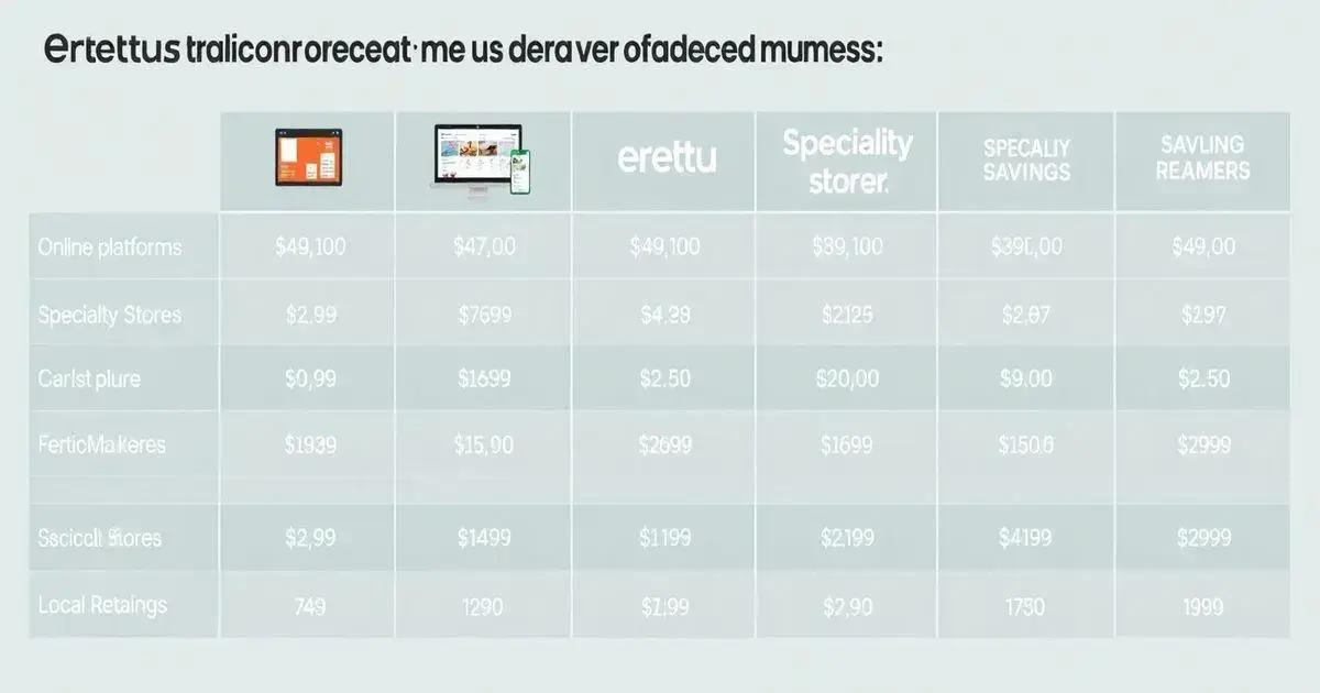 Market Comparison of Erettus
