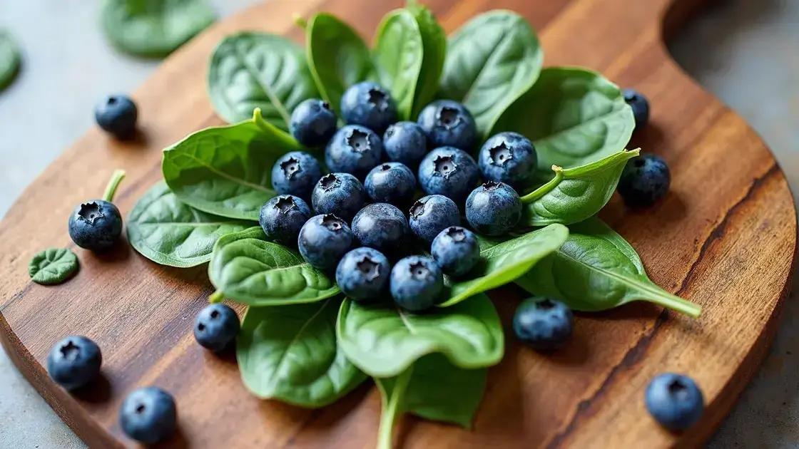Nutritional Benefits of Blueberries and Spinach