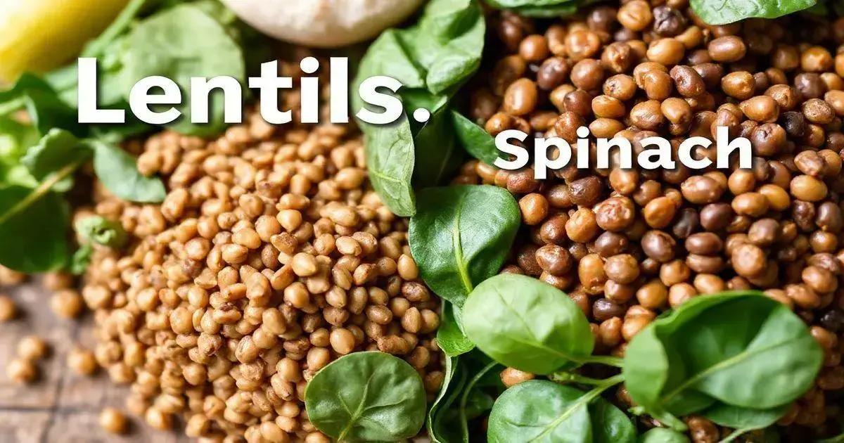 Nutritional Benefits of Lentils and Spinach
