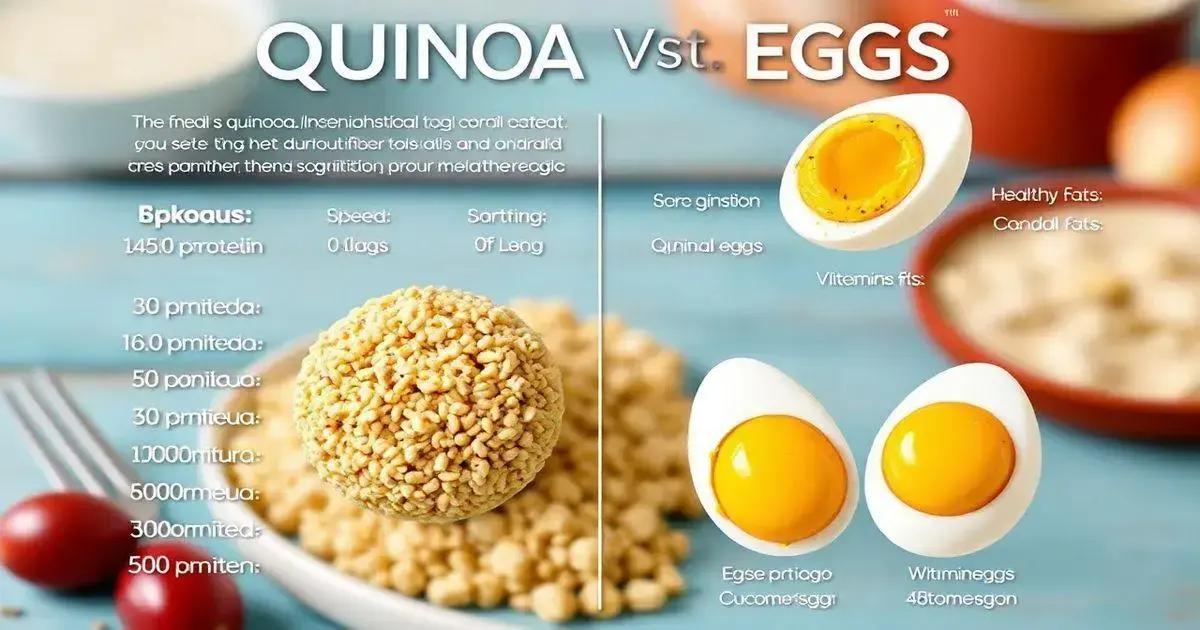 Nutritional Benefits of Quinoa and Eggs