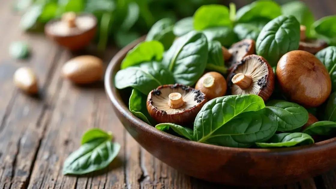 Nutritional Benefits of Spinach and Mushrooms