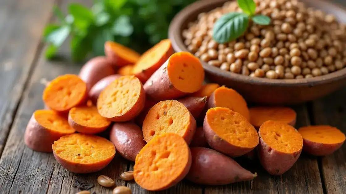 Nutritional Benefits of Sweet Potatoes and Lentils