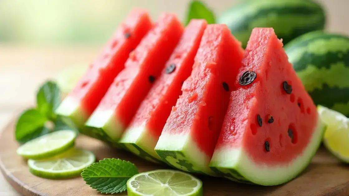 Nutritional Benefits of Watermelon