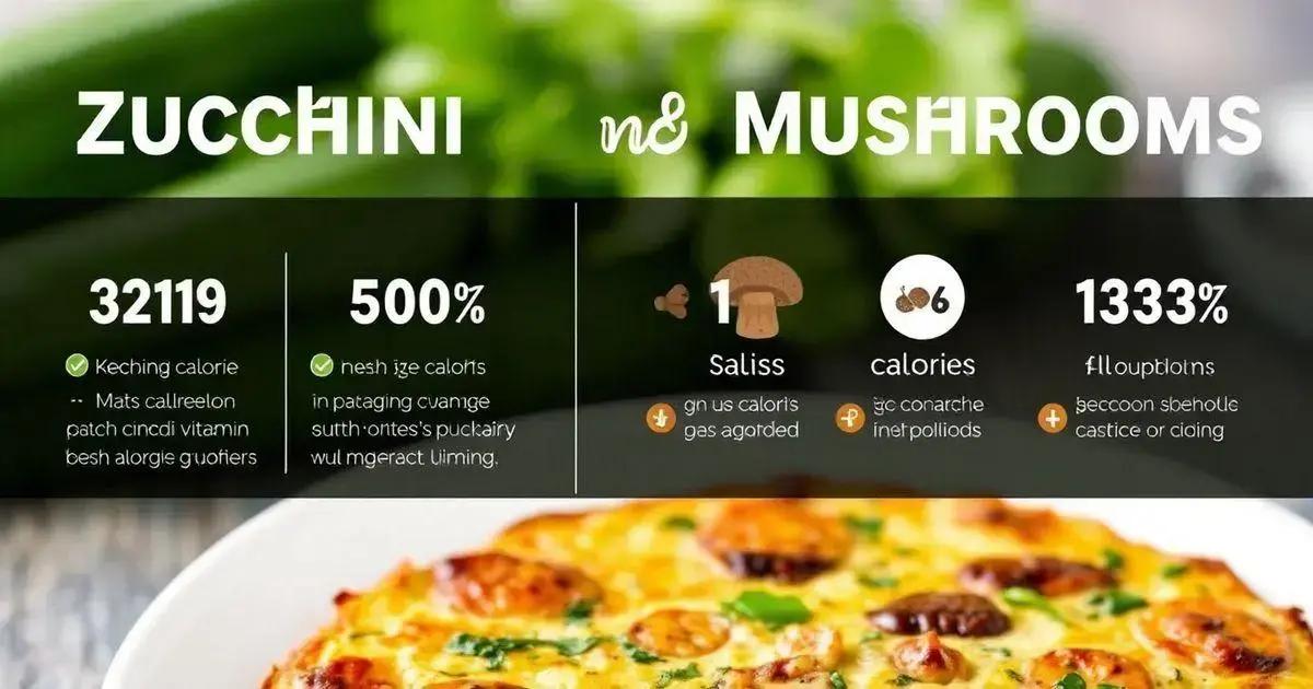 Nutritional Benefits of Zucchini and Mushrooms