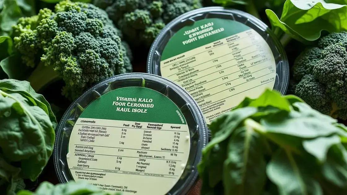 Nutritional Profile of Green Vegetables