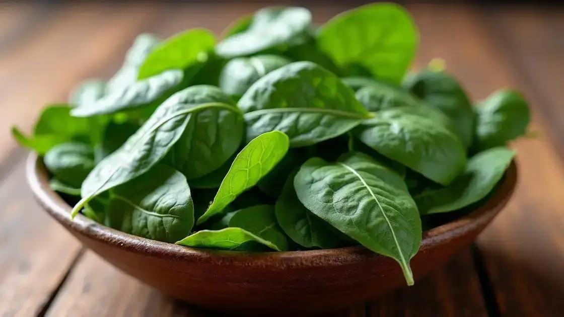 Nutritional Profile of Spinach