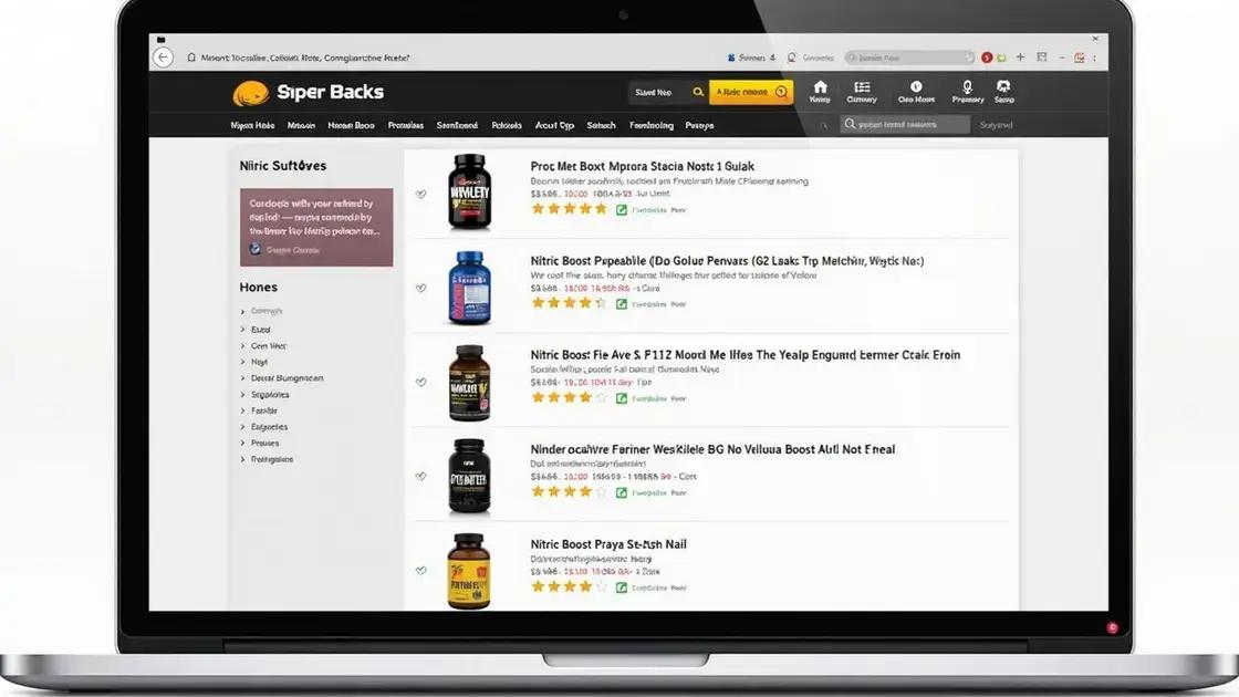 Online Options for Purchasing Nitric Boost