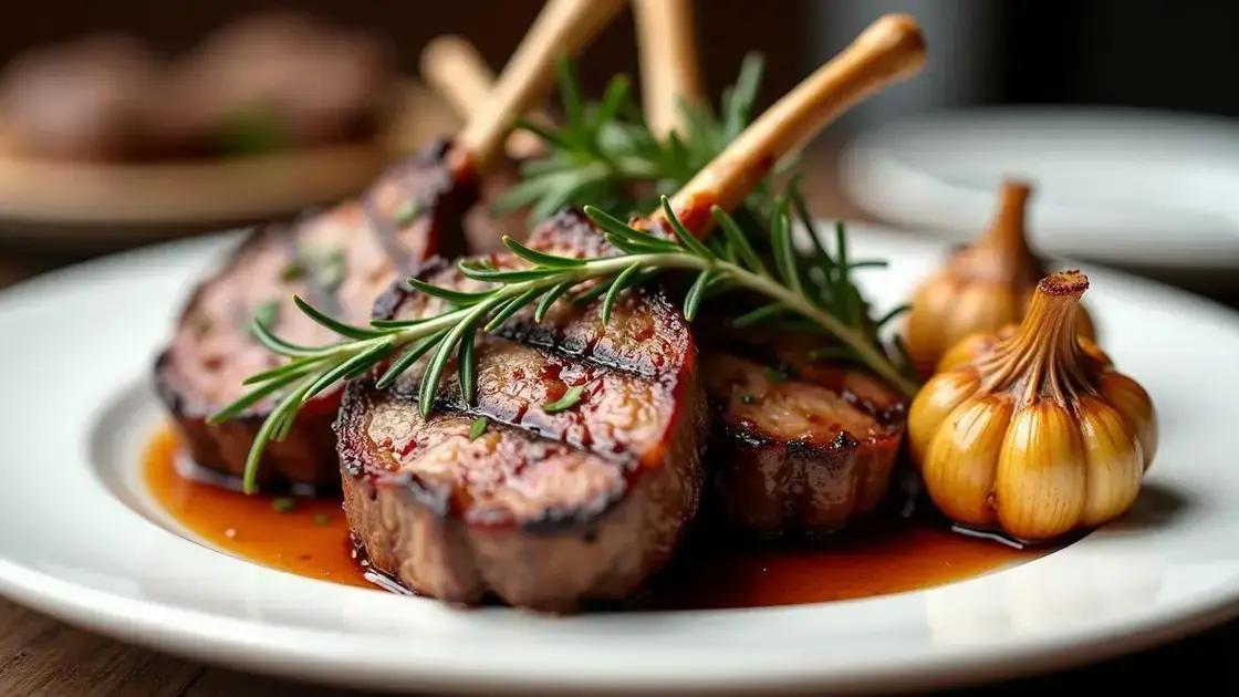 Pairing Lamb with Rosemary and Garlic