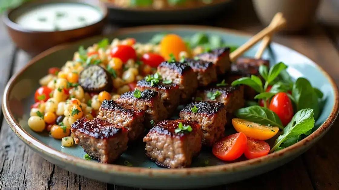 Perfect Pairings for Lamb Skewers