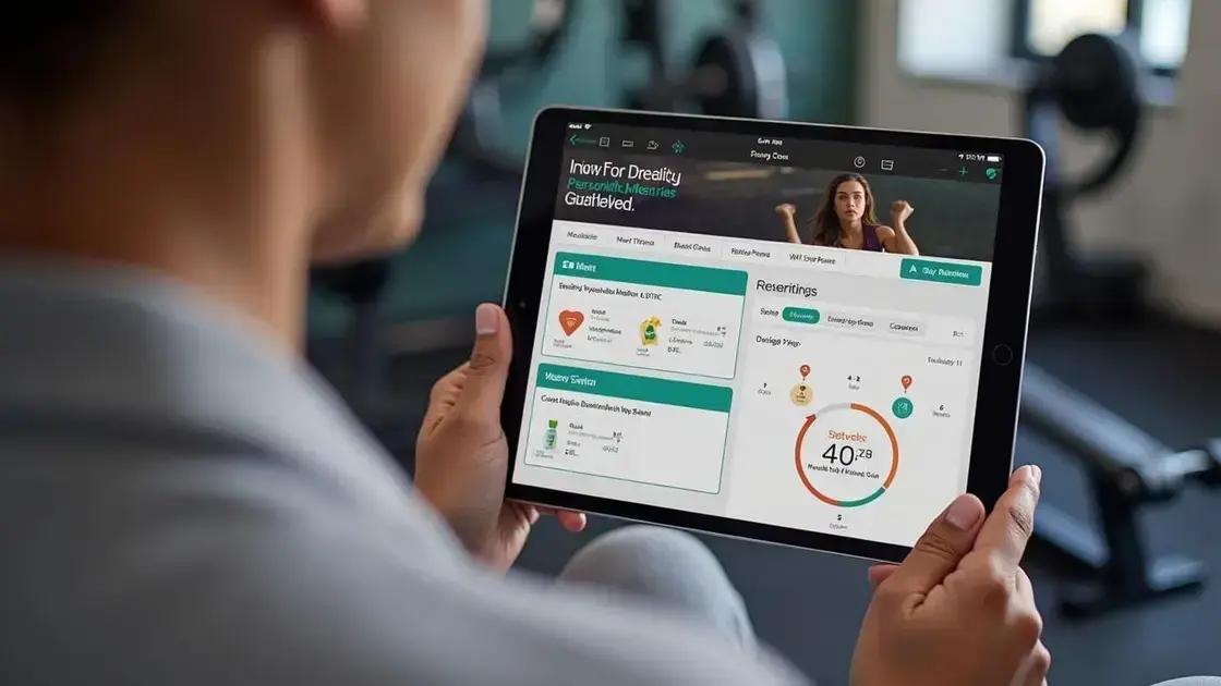Personalized Fitness Plans