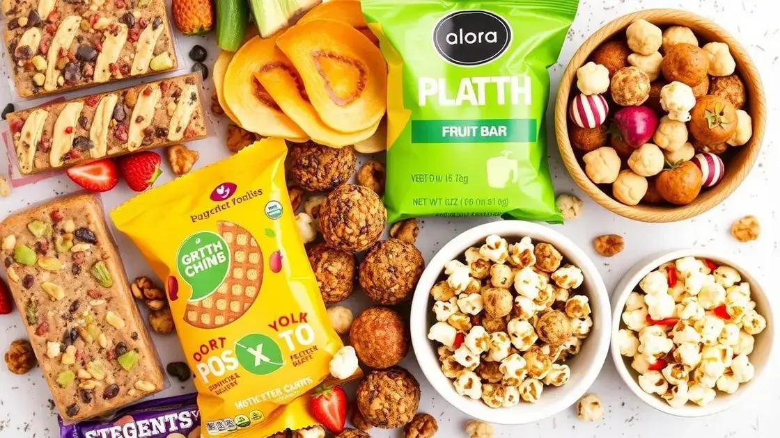 Popular Plant-Based Snack Options