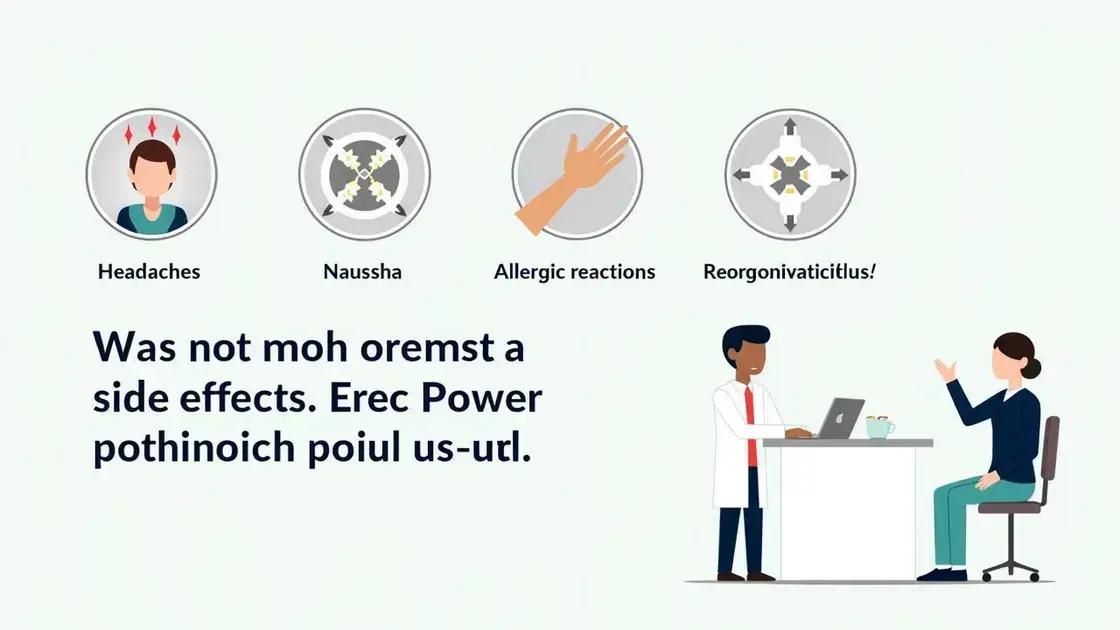 Possible Side Effects of Erec Power