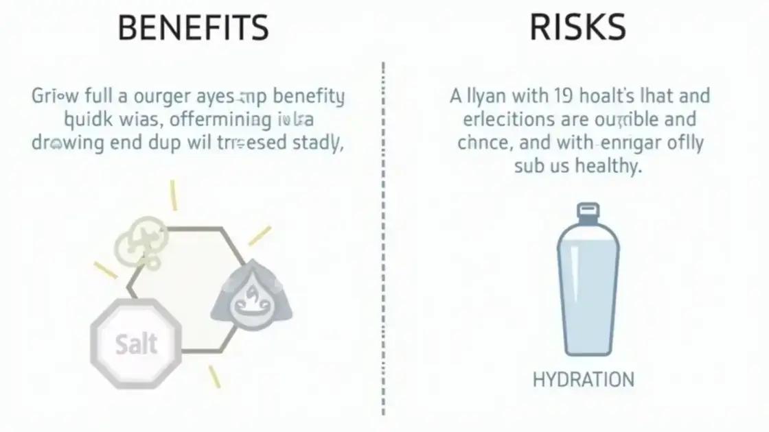 Potential Benefits and Risks of the Salt Trick