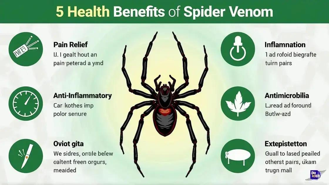 Potential Health Benefits of Spider Venom