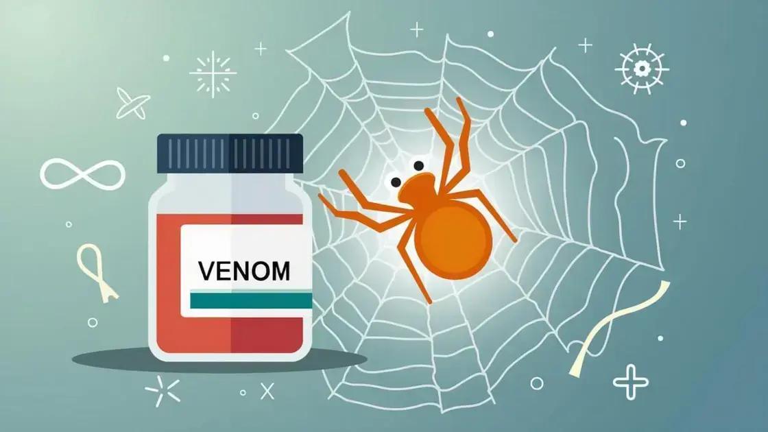 Potential Medicinal Applications of Spider Venom