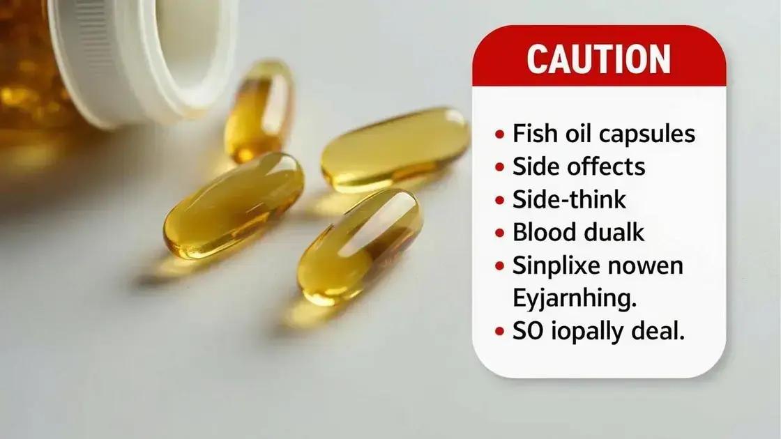 Potential Risks and Considerations of Fish Oil